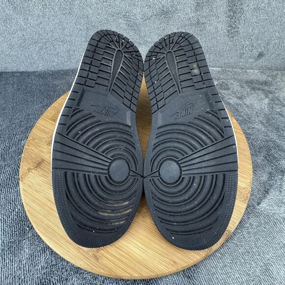 Nike Air Jordan 1 Low Shoes Womens Size 7 Light Smoke Grey Black Red DC0774-062 - Picture 7 of 10